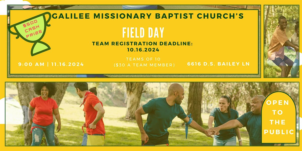 Field Day - Compete for a $500 Cash Prize!