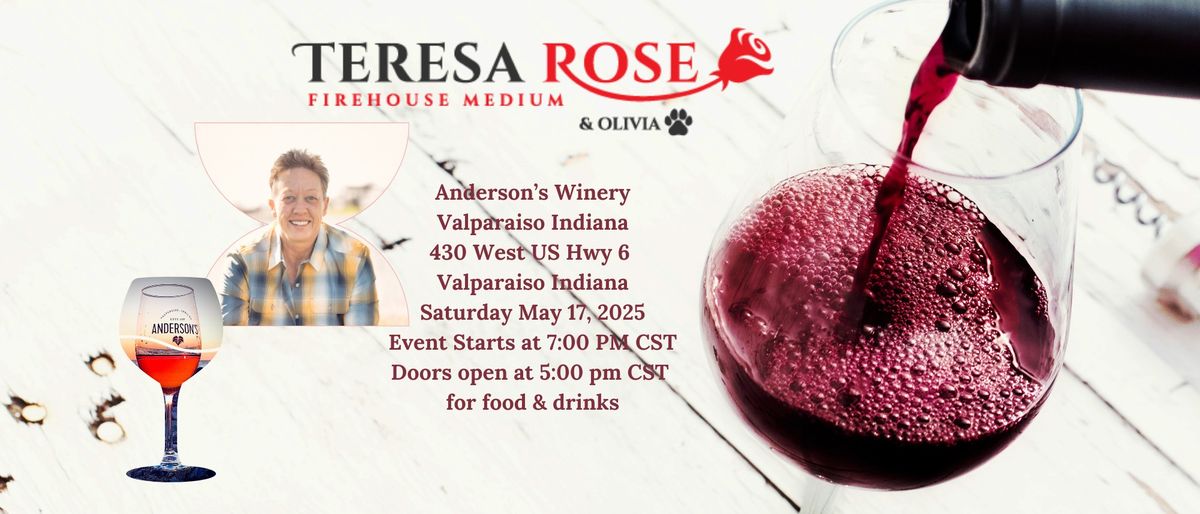 Teresa Rose Firehouse Medium at Anderson's Winery-Valparaiso IN