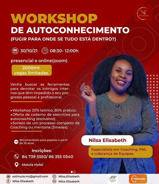 Workshop de autoconhecimento (fugir para onde se tudo est\u00e1 dentro?)