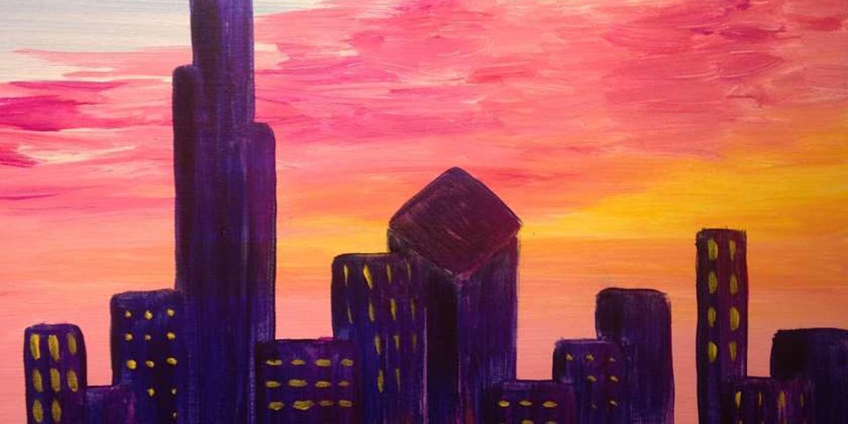 Sunset City - Chicago - Paint and Sip by Classpop!\u2122
