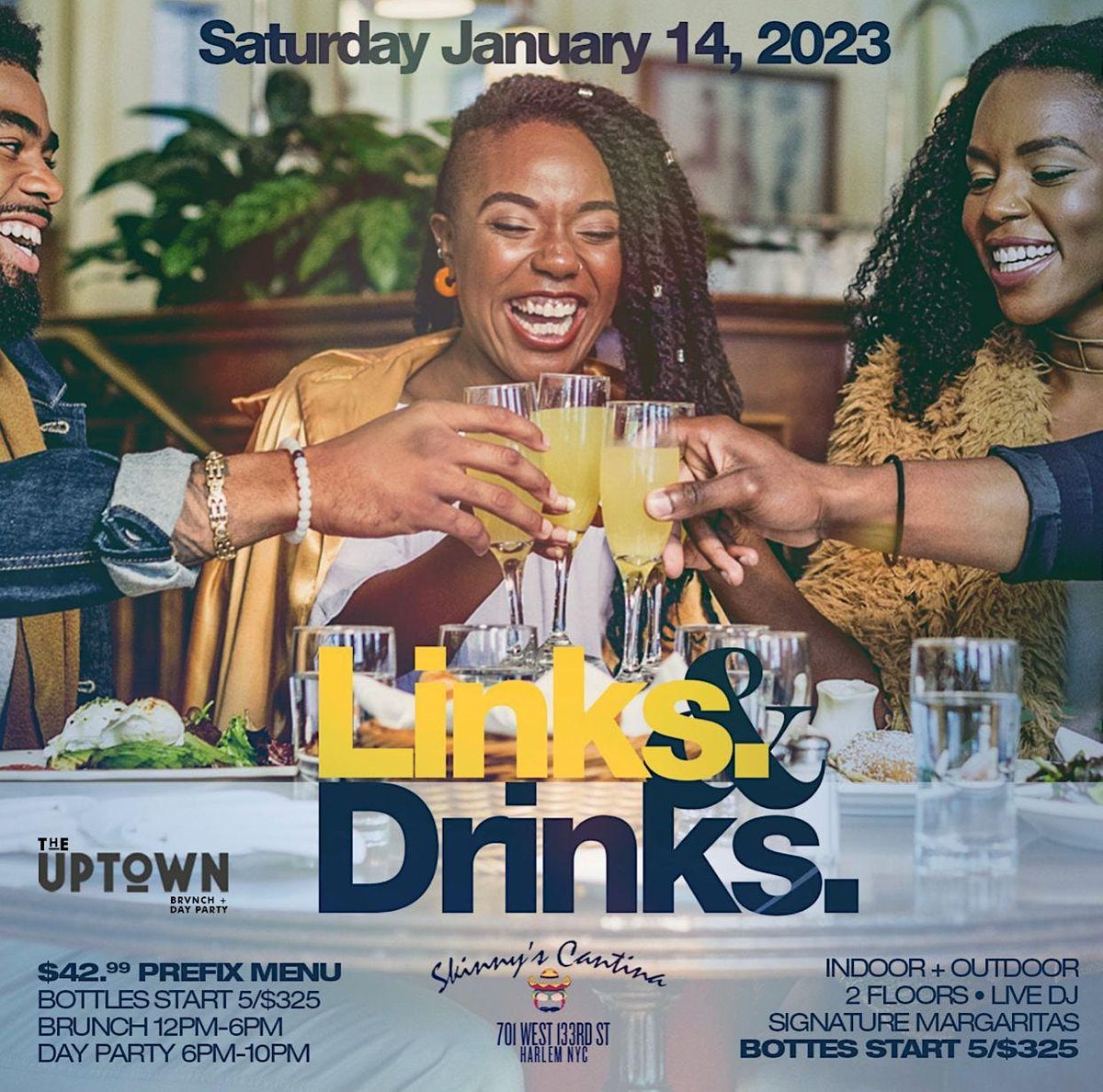 UPTOWN SATURDAY BRUNCH 1ST AND 3RD SATURDAYS