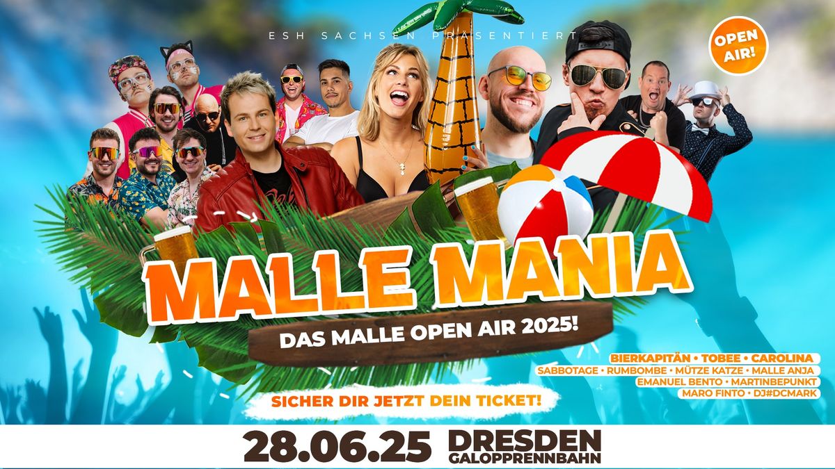 Malle Mania Open Air 2025 \/\/ Galopprennbahn Dresden \/\/ Mallorca Stars Live \/\/ Tagesfestival 