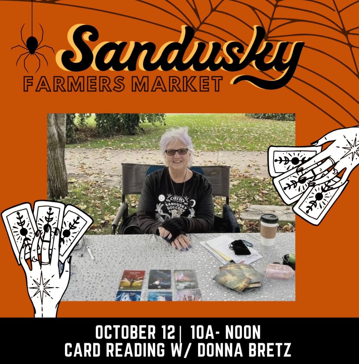 Card Reading with Donna Bretz at the Sandusky Farmers Market | Sponsored by Stack 