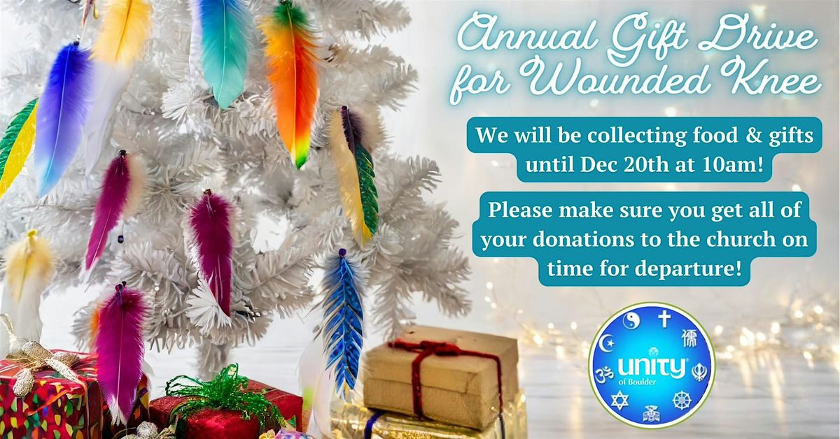 2024 Holiday Gift Drive for the Community of Wounded Knee, SD