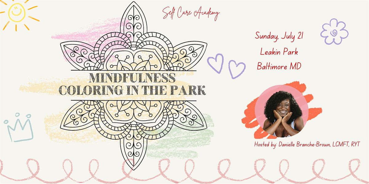 Mindful Coloring in the Park