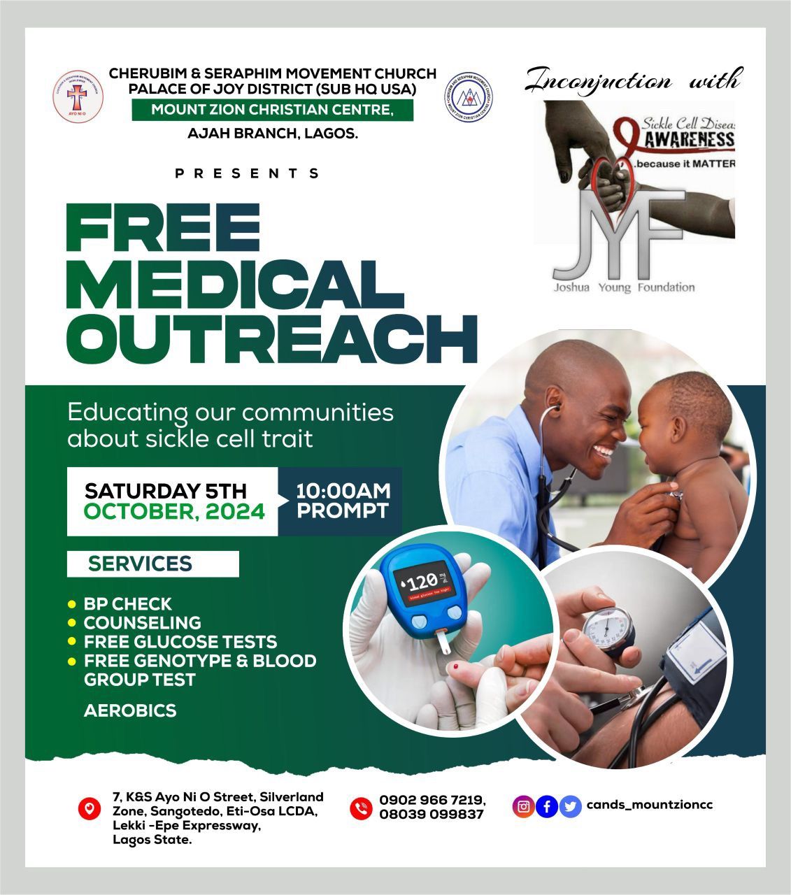 Free Medical Checkup Offered by MZCC in Collaboration with JYF