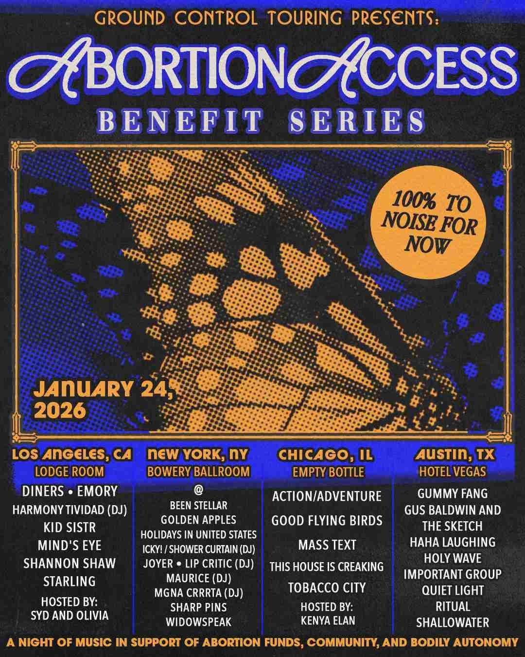 Abortion Access Benefit Series at Bowery Ballroom