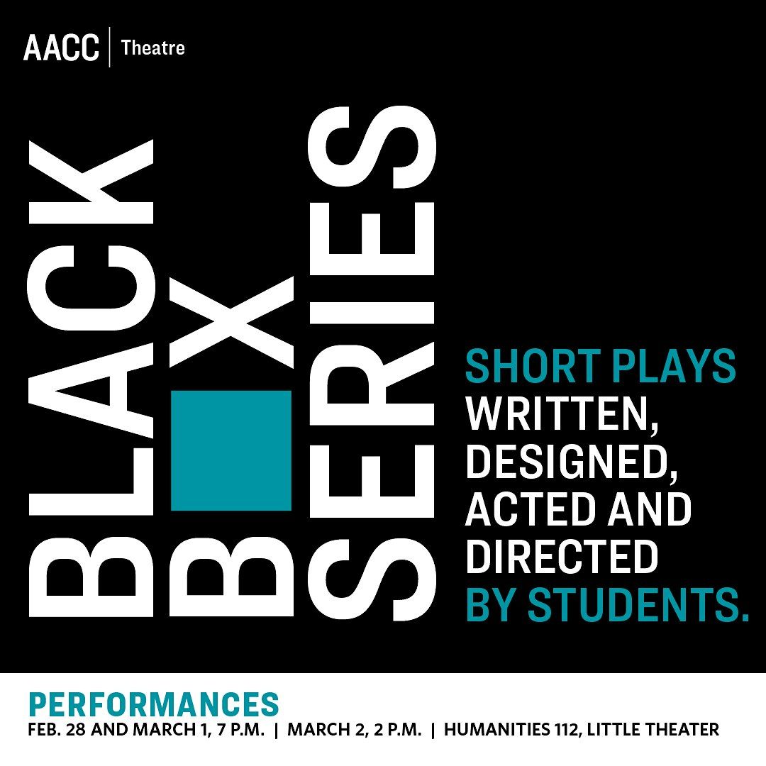 AACC Theatre  presents a Black Box Series