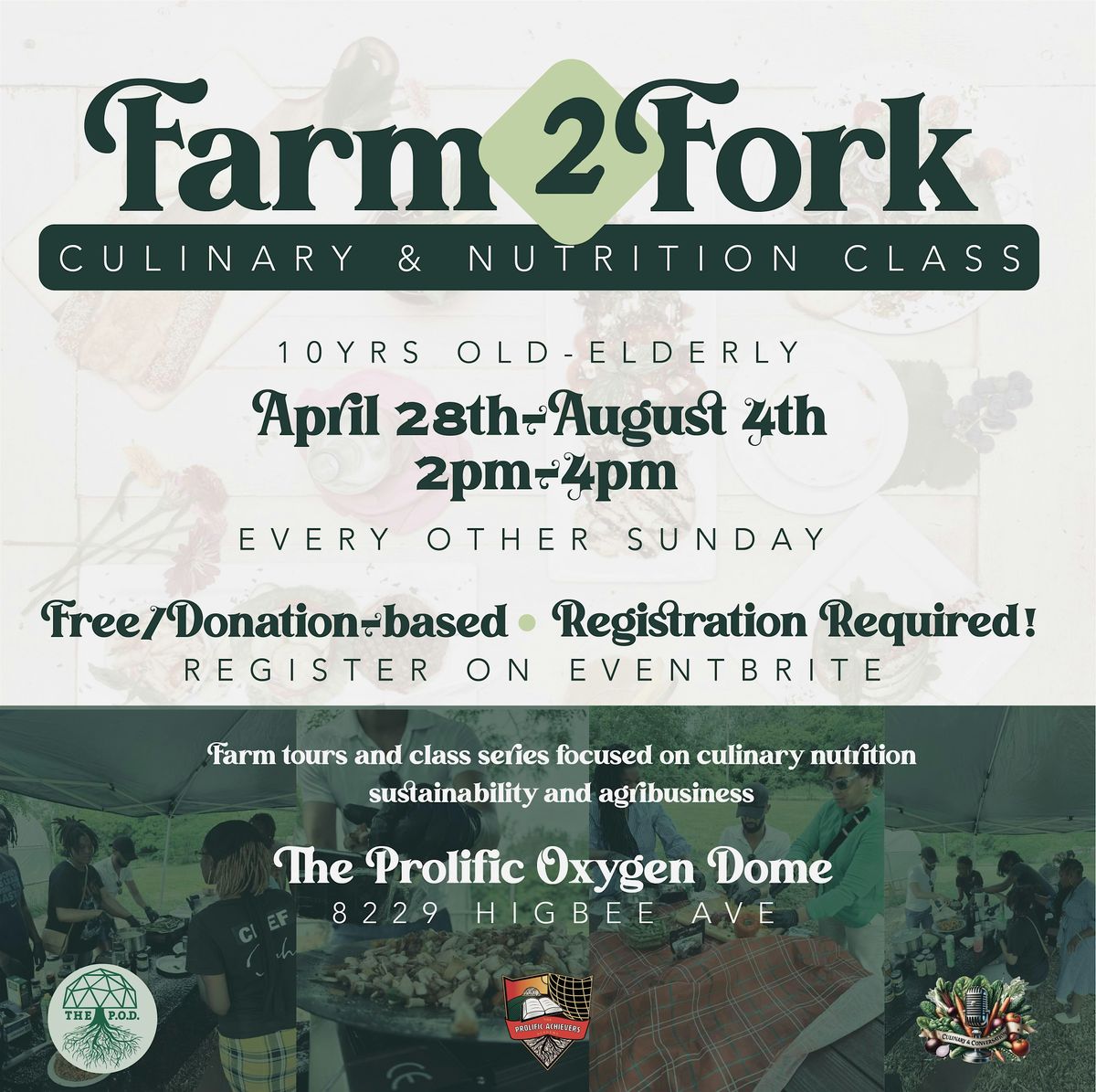 Farm 2 Fork- Culinary, Nutrition, Agribusiness and Sustainability