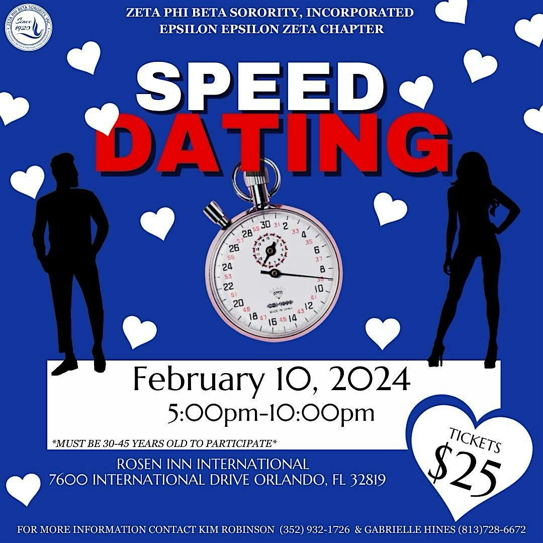 SPEED DATING FOR A CAUSE