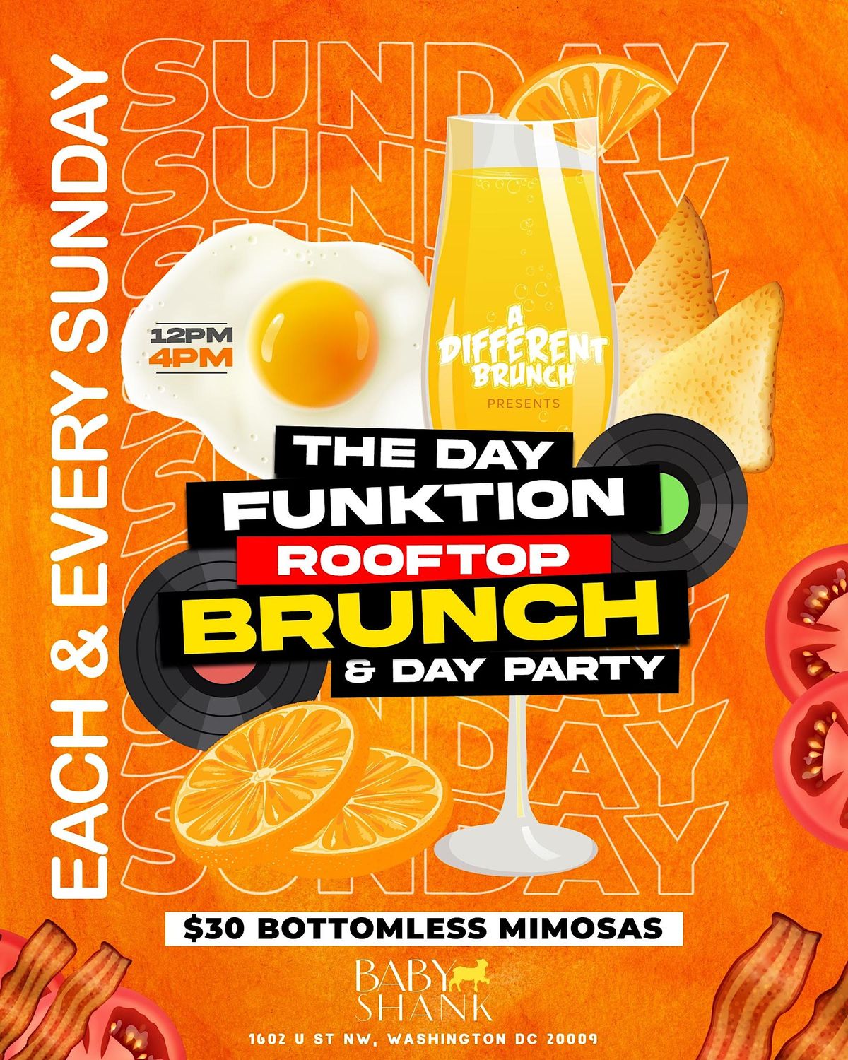 The Day Funktion | Roof Top Brunch & Day Party at Baby Shank