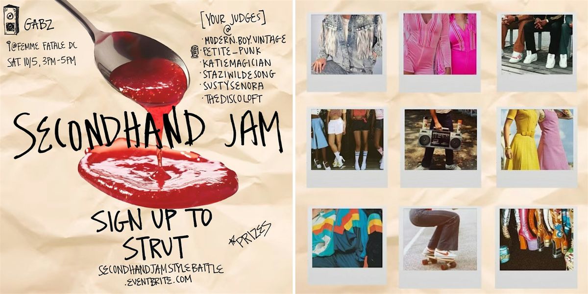 Secondhand Jam: Style Battle Sign-Up