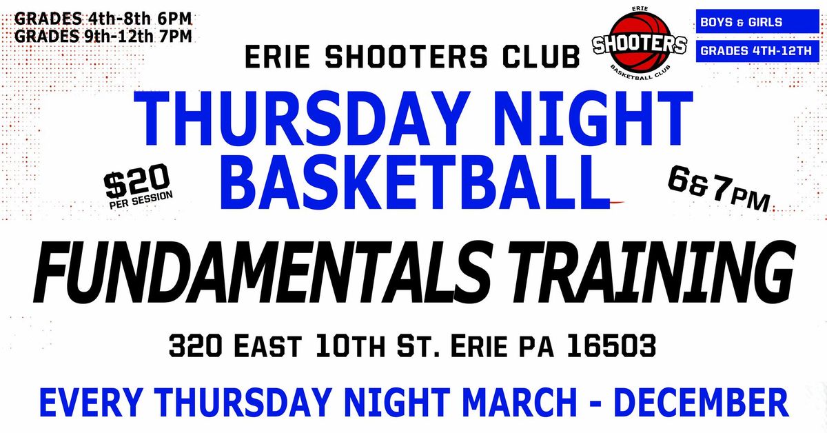 Thursday Night Basketball Training