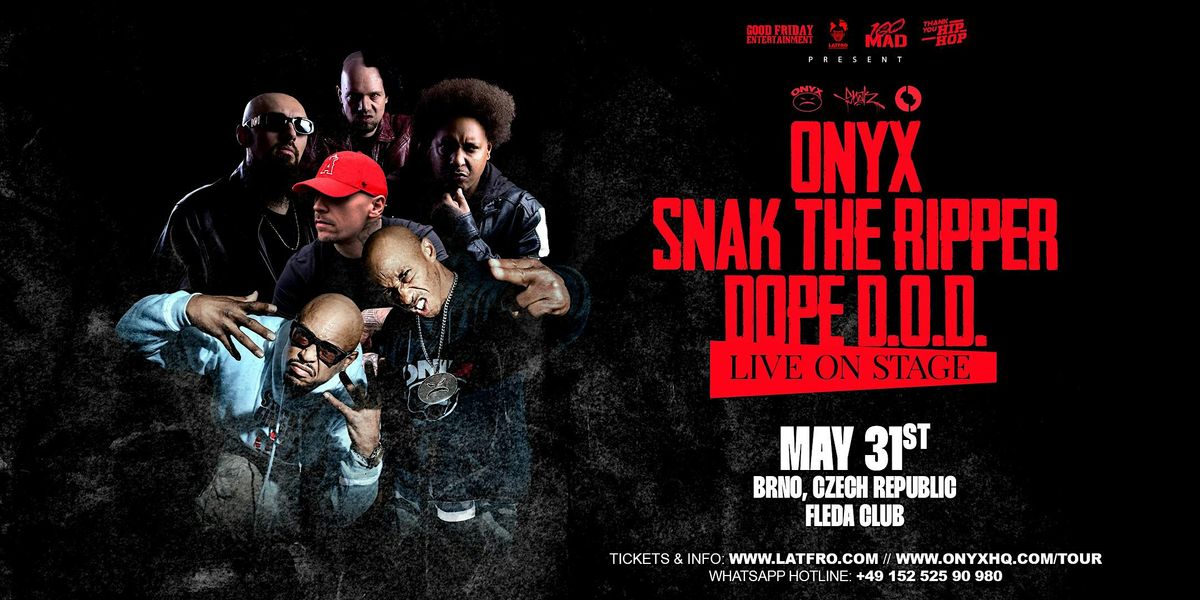 ONYX & Snak The Ripper Live in Brno