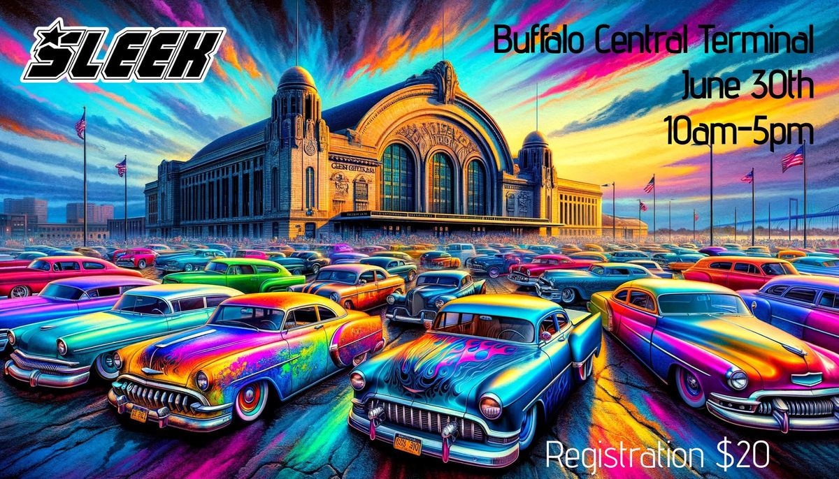 Buffalo Central Terminal car show by Sleek 