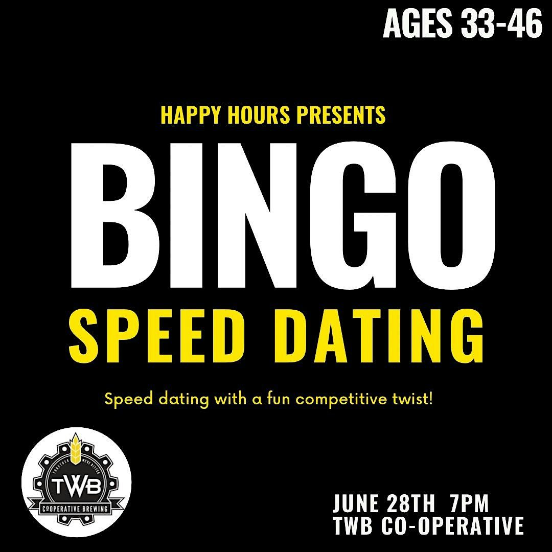 BINGO Speed Dating @TWB Brewing Ages 33-46 (Kitchener)