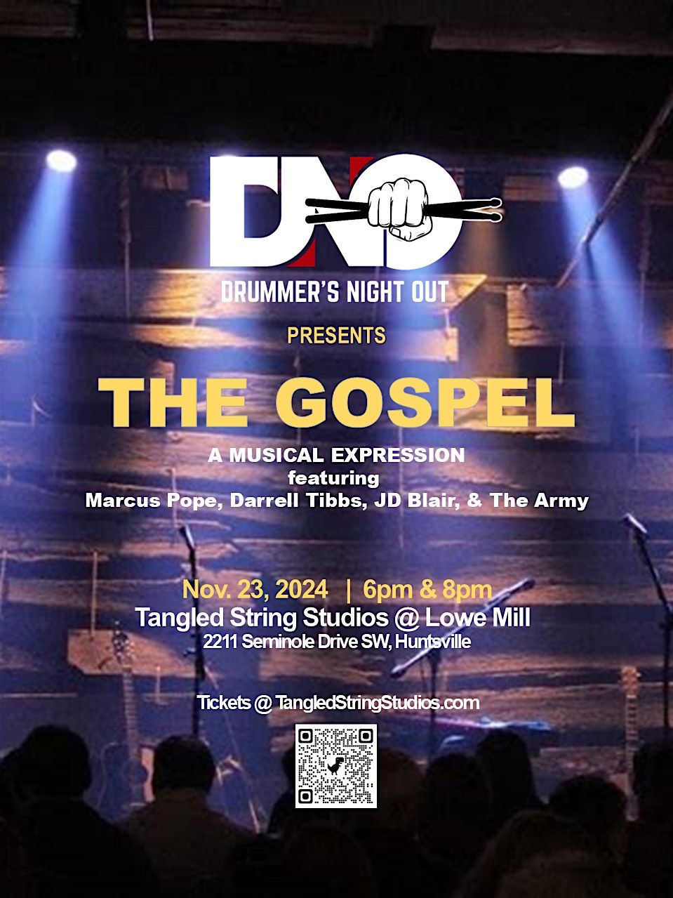 6:00 Show - Drummers' Night Out Presents Gospel - 6:00 Show