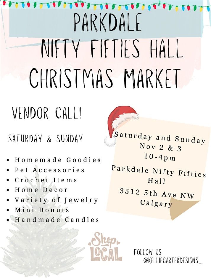 Parkdale Nifty Fifty's Weekend Christmas Market