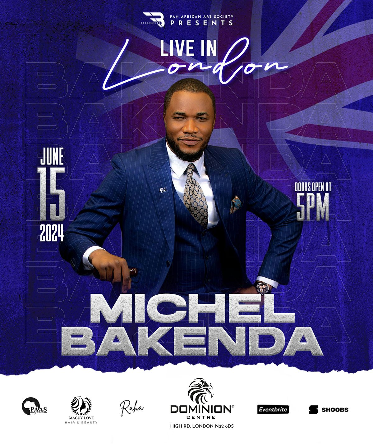 MICHEL BAKENDA LIVE IN LONDON