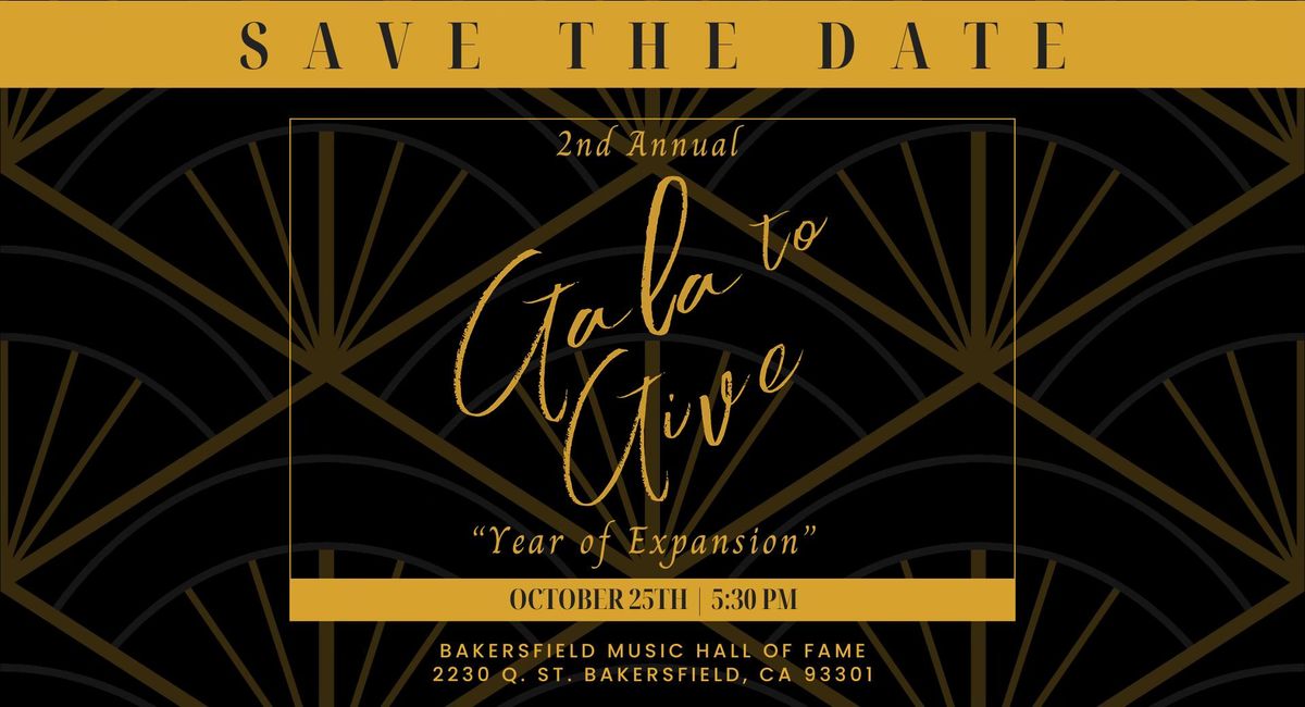 2nd Annual Gala to Give