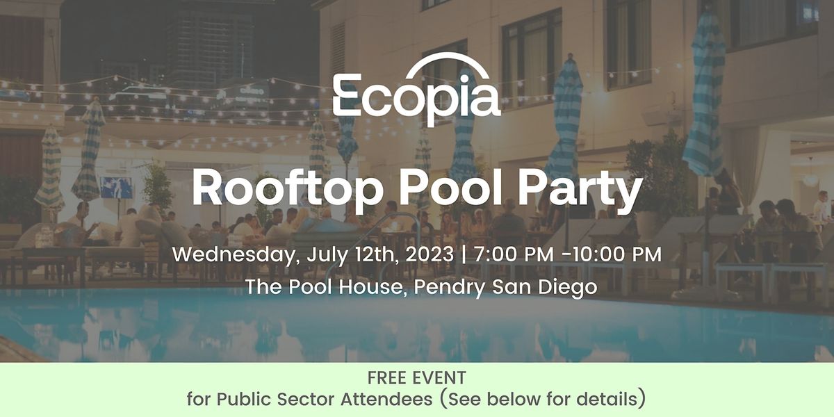 Rooftop Pool Party by Ecopia AI