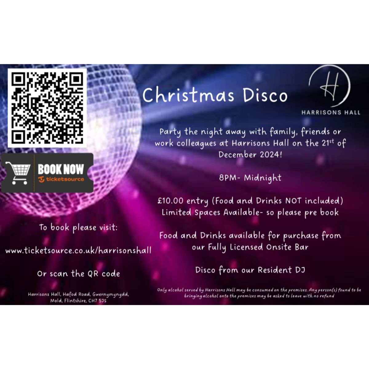 Harrisons Hall Christmas Disco