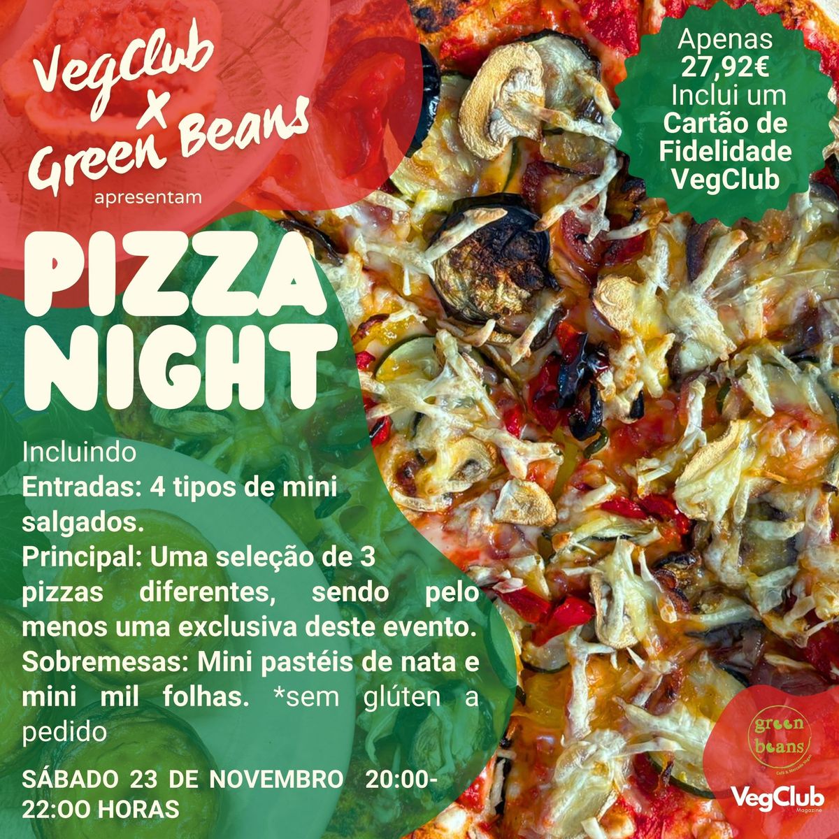 Pizza Night with Green Beans & VegClub