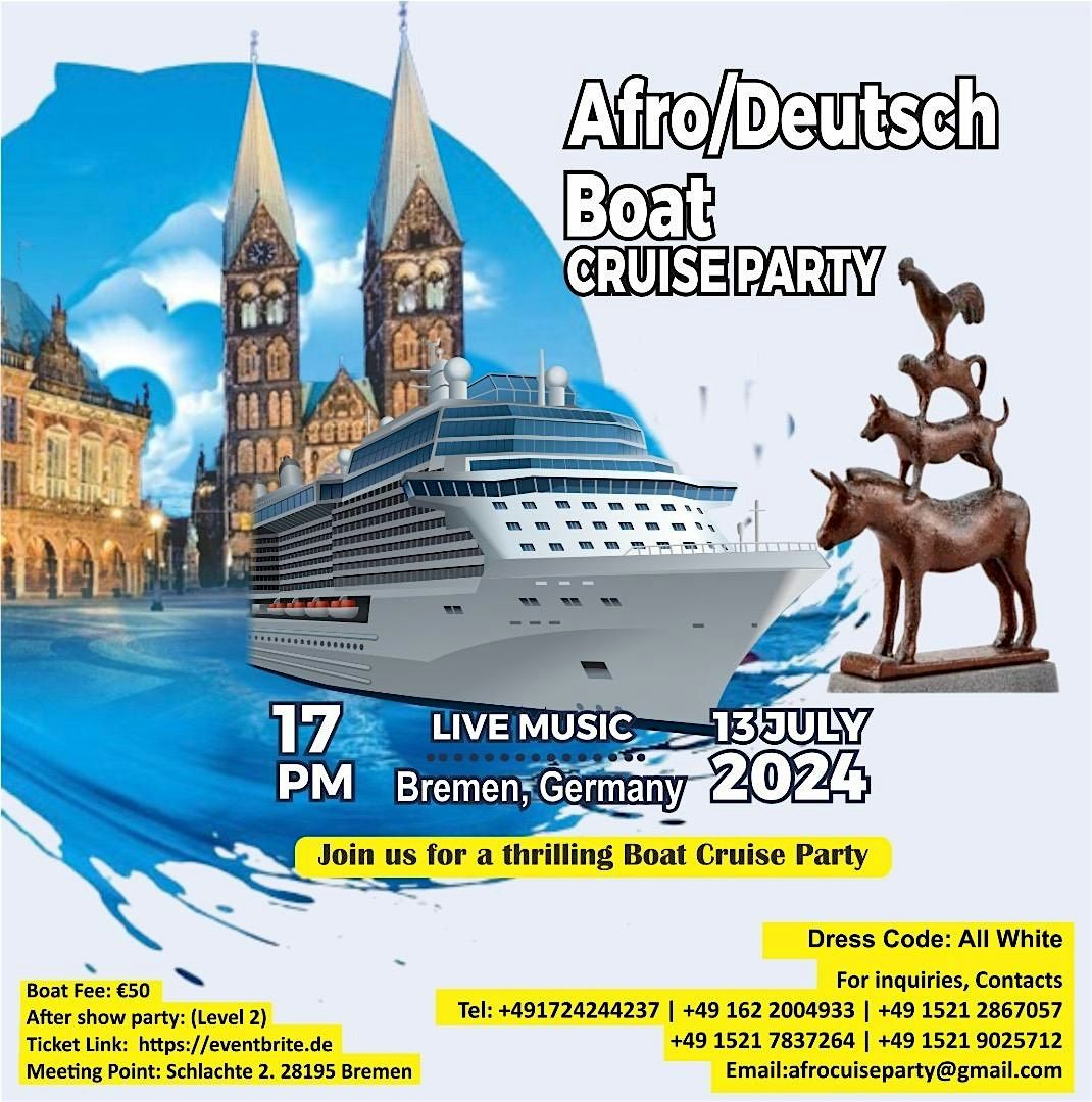 Afro\/Deutsch Boat CRUISE PARTY