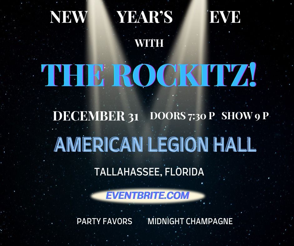 New Year's Eve with the RockitZ! At the Legion