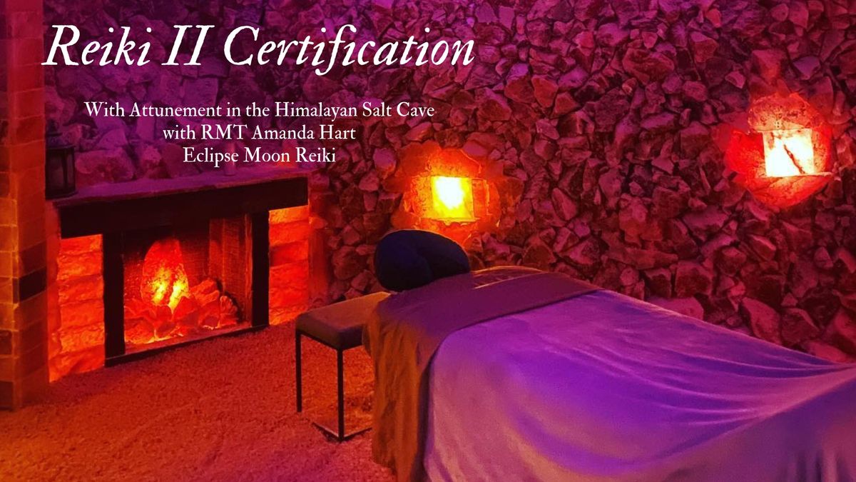 Reiki II Certification in Saltitude Himalayan Salt Cave