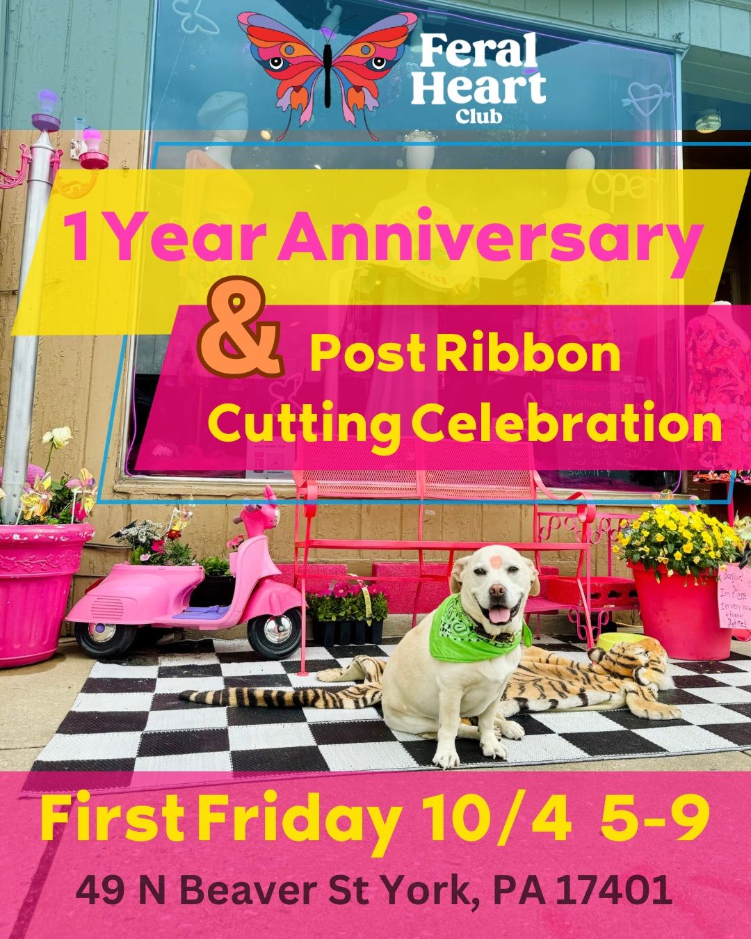 First Friday One Year Anniversary & Post Ribbon Cutting Party