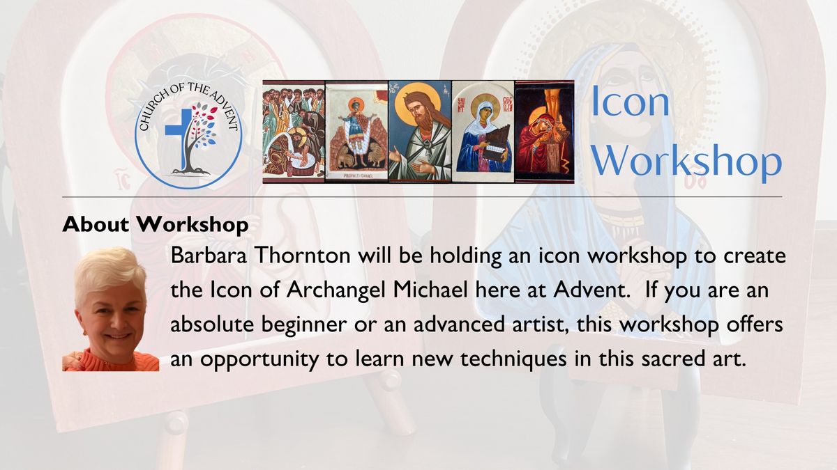 Icon Workshop at Advent