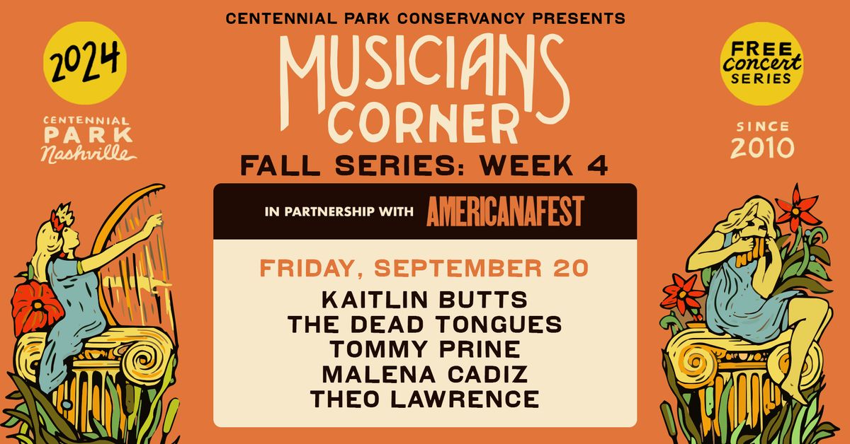 Musicians Corner Fall Series: Week 4 with AMERICANAFEST