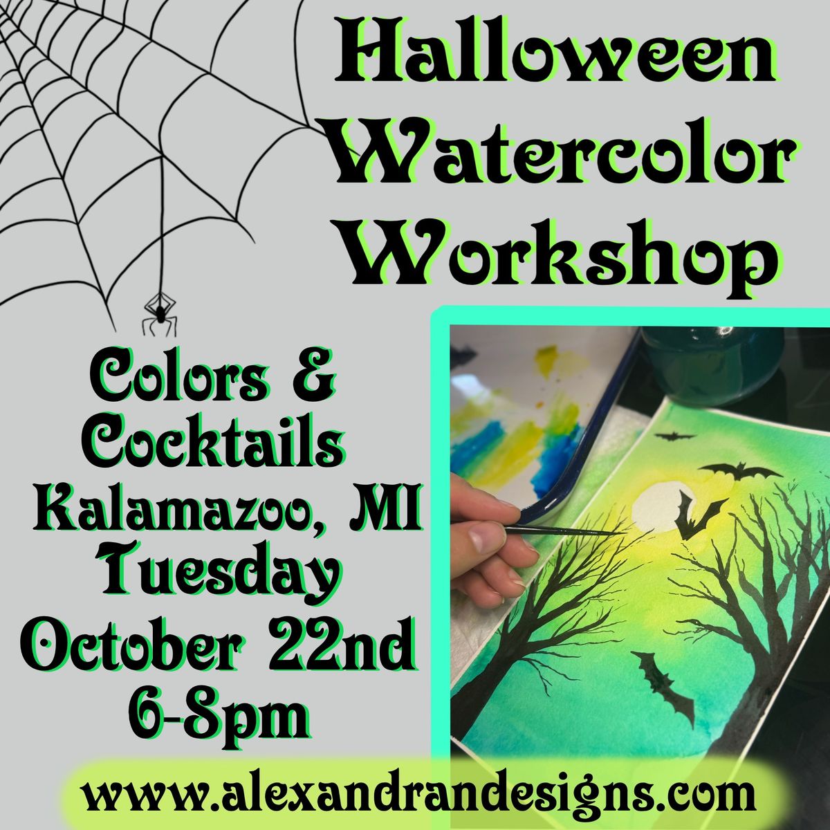 Halloween Watercolor Workshop 