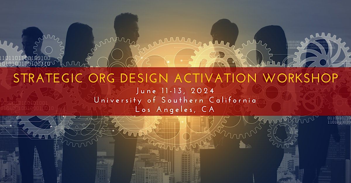 Strategic Organization Design Activation, June 2024