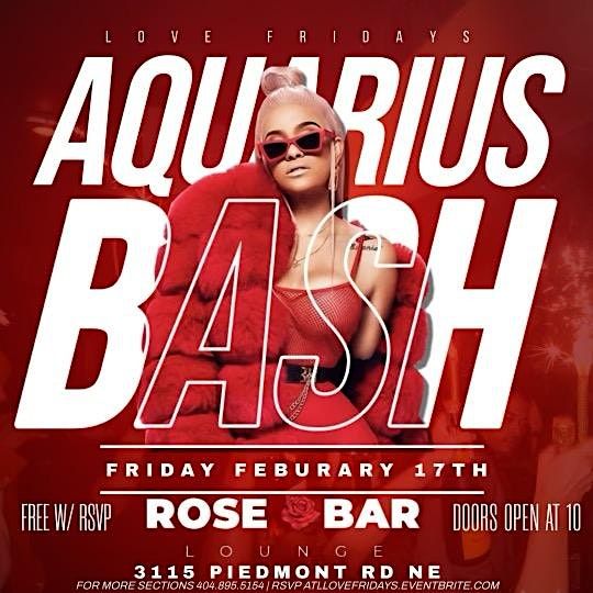 ATLANTA'S NEW #1 FRIDAY PARTY! - LOVE FRIDAY'S  @ ROSEBAR LOUNGE