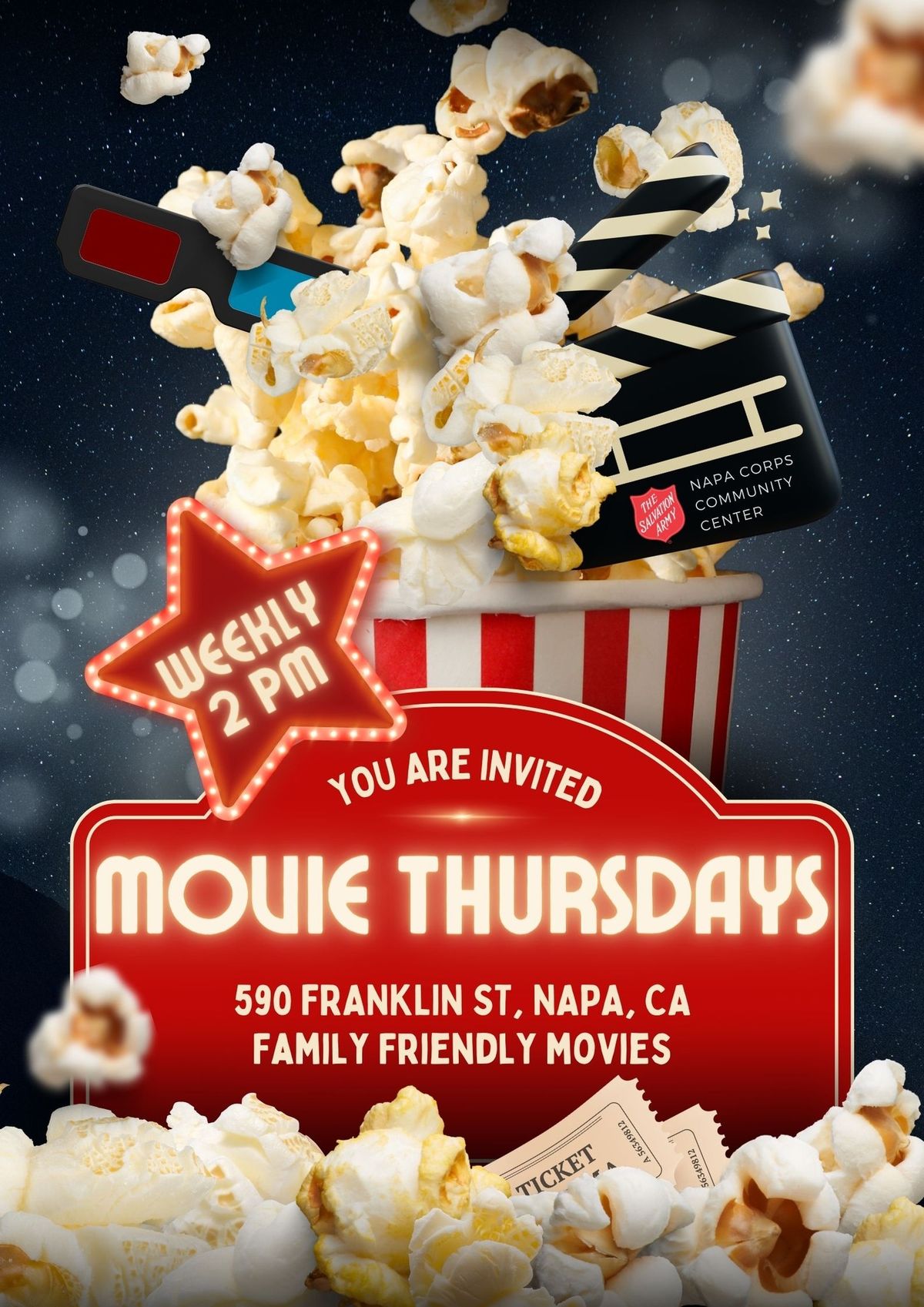 Weekly Family Friendly Movie Showings