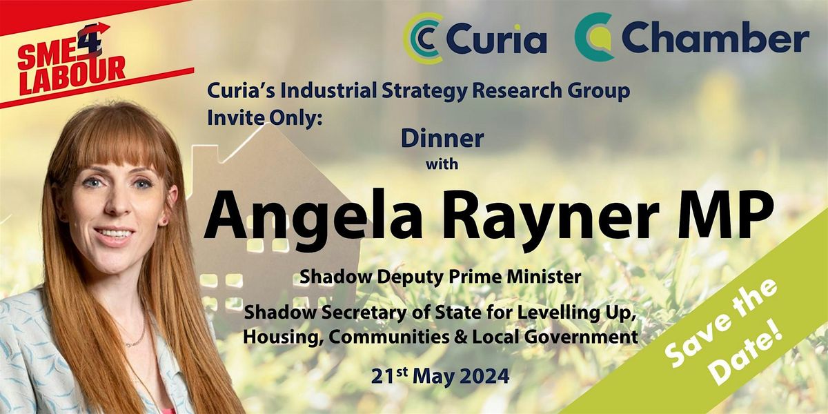 Save the Date! Dinner with  Angela Rayner MP (Public)