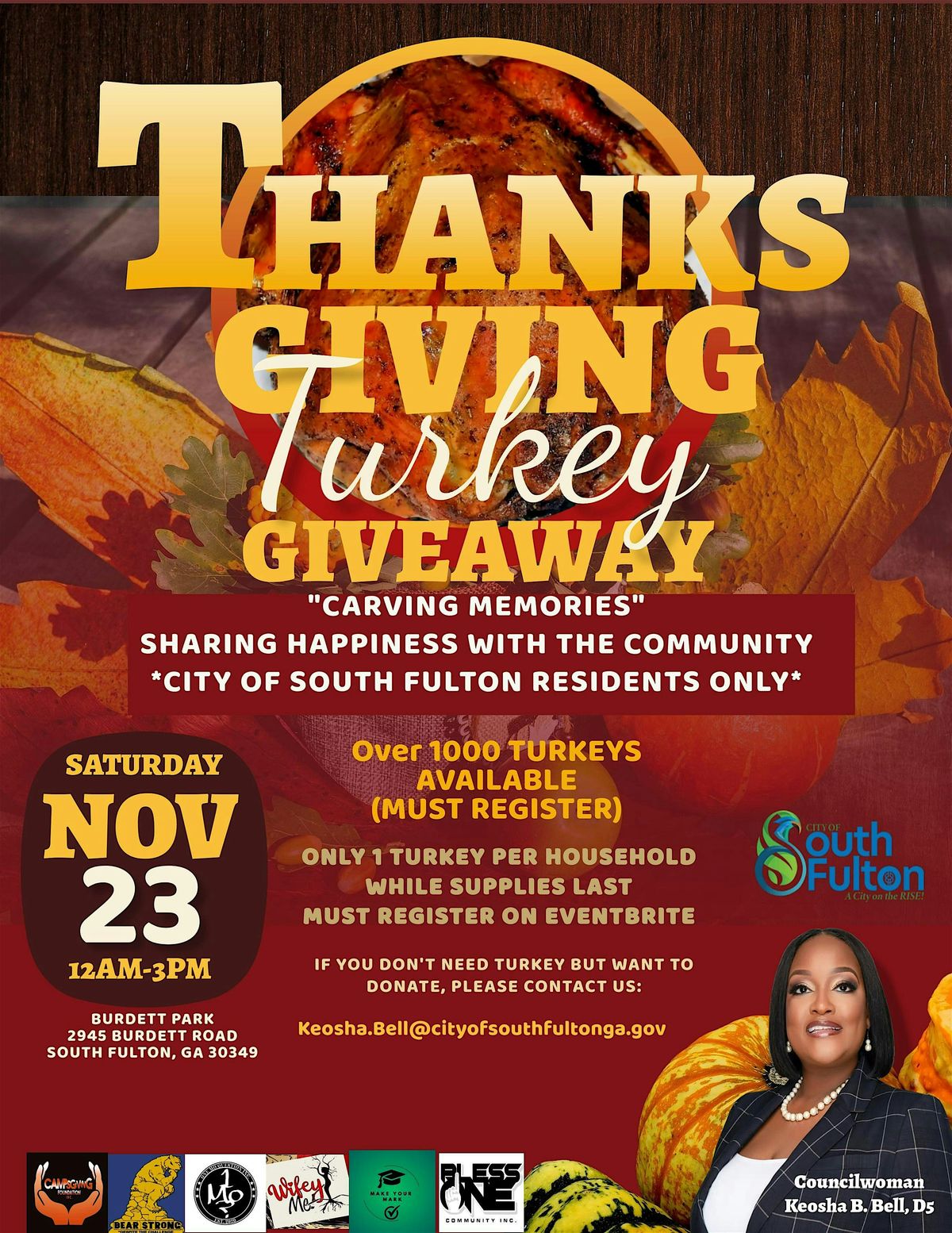 "Carving Memories" Thanksgiving Turkey Giveaway