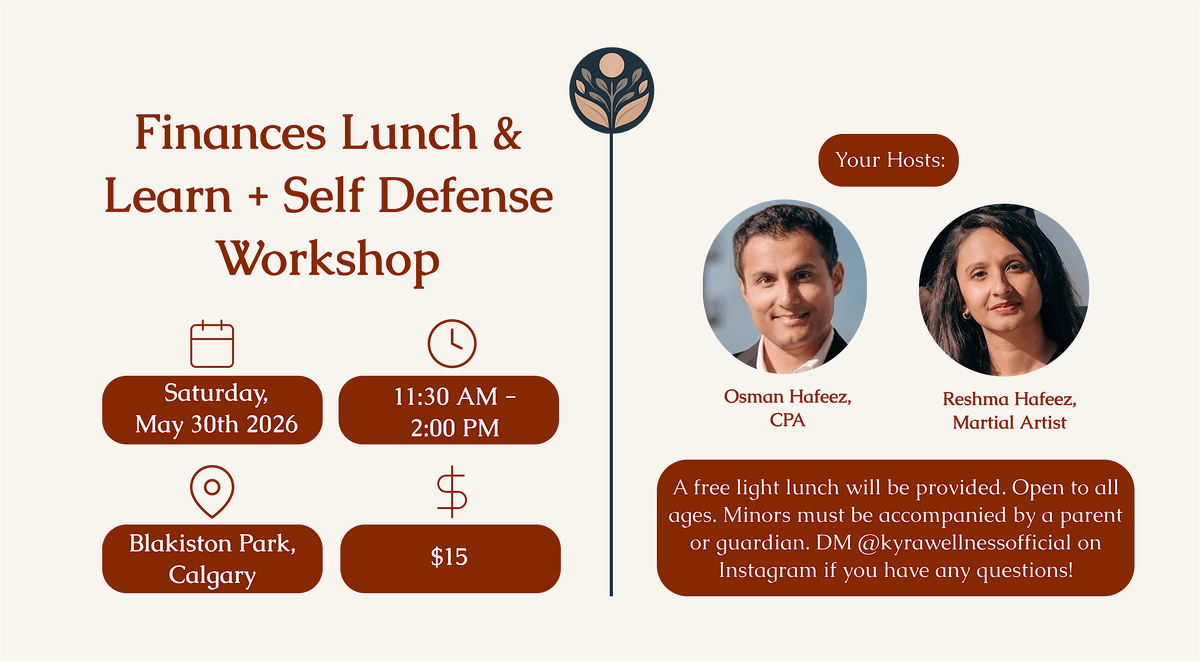 Financial Lunch & Learn + Self Defense Workshop