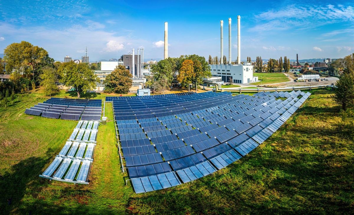 Solare Eigenversorgung von Industriebetrieben