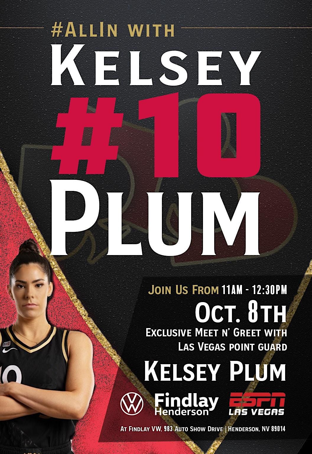 Kelsey Plum Exclusive Meet N' Greet