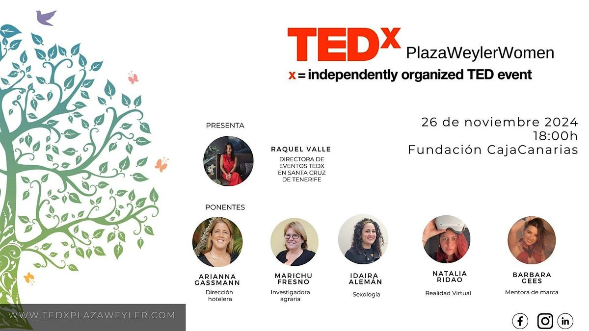 TEDxPlazaWeyler Women by Raquel Valle