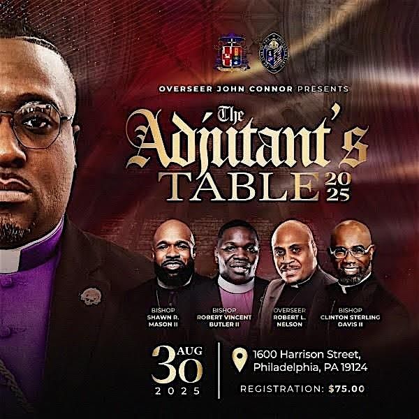 The Adjutants Table 2025