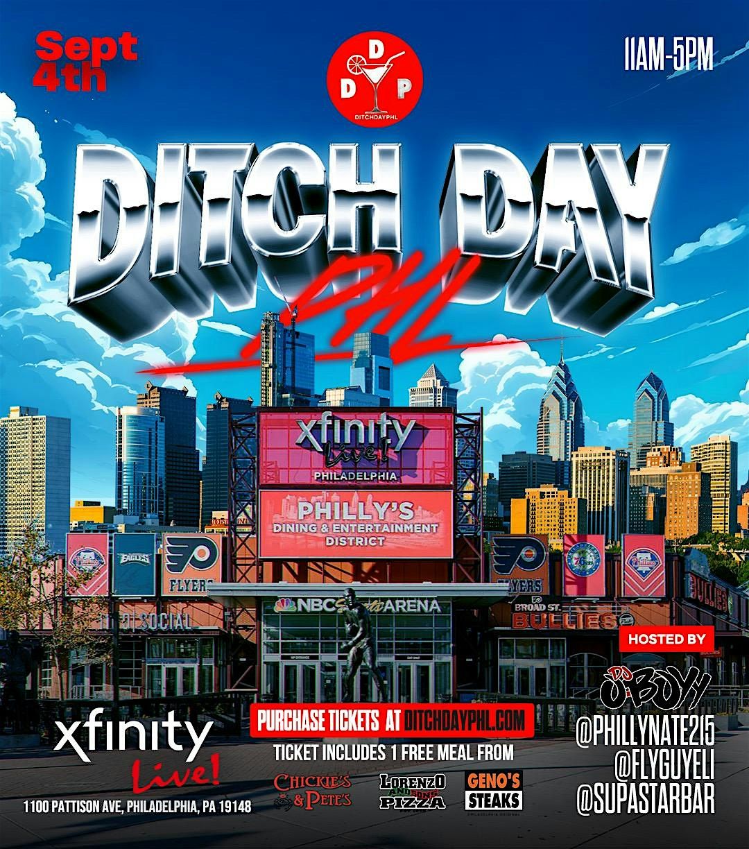 DITCH DAY PHL "XFINITY LIVE" 9\/4\/24