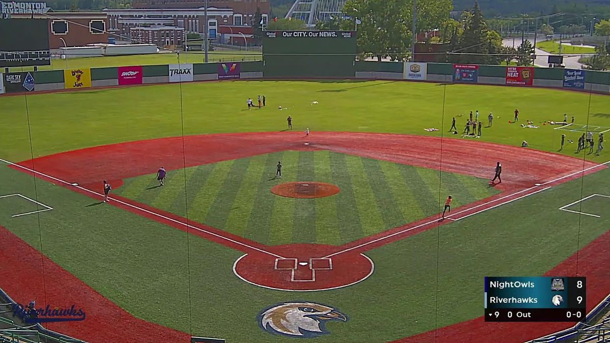 Nanaimo NightOwls at Edmonton Riverhawks baseball