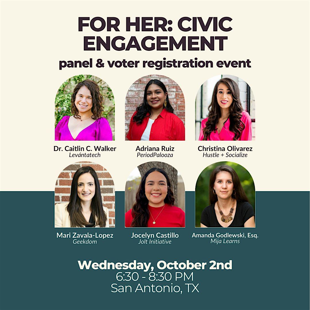 For Her: Civic Engagement Panel