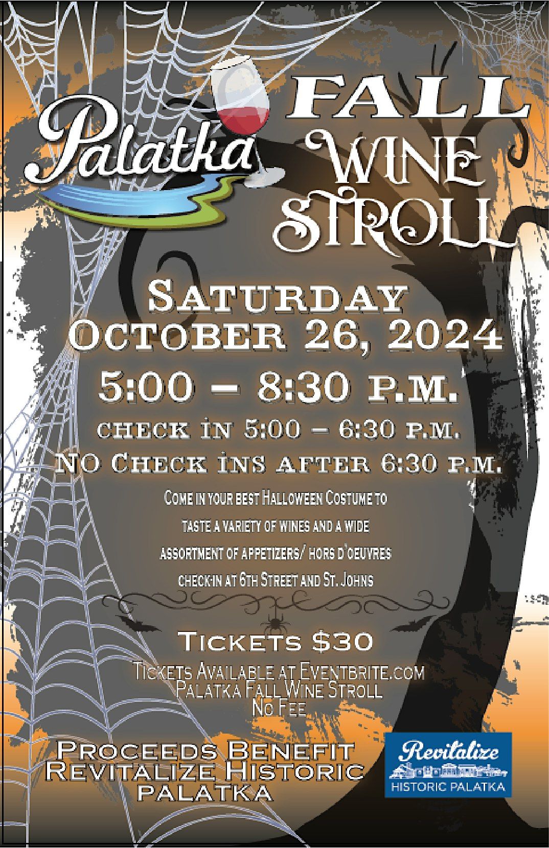 Palatka, FL Fall Wine Stroll