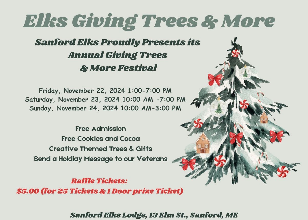 Elks Giving Trees & More