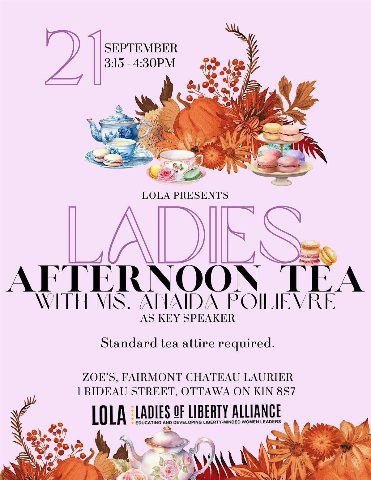 Ladies\u2019 Afternoon Tea